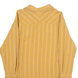 TIMBERLAND Relaxed Fit Mens Shirt Yellow Striped Long Sleeve M