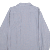 NAUTICA Slim Fit Mens Shirt Blue Check Long Sleeve M