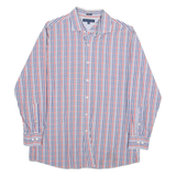 TOMMY HILFIGER Slim Fit Mens Shirt Blue Check Long Sleeve XL