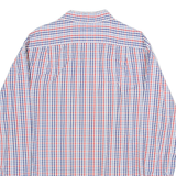TOMMY HILFIGER Slim Fit Mens Shirt Blue Check Long Sleeve XL