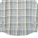 TOMMY HILFIGER Mens Shirt Blue Check Long Sleeve M