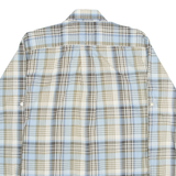 TOMMY HILFIGER Mens Shirt Blue Check Long Sleeve M