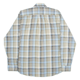TOMMY HILFIGER Mens Shirt Blue Check Long Sleeve M