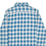 LEVI'S Standard Fit Mens Shirt Blue Check Long Sleeve S