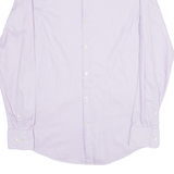 HUGO BOSS Jaron Slim Fit Mens Plain Shirt Purple Long Sleeve S