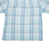 Mens Shirt Blue Check XL