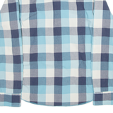 TOMMY HILFIGER American Grand Mens Shirt Blue Gingham Long Sleeve M