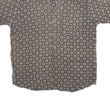 Mens Shirt Red Crazy Pattern XL