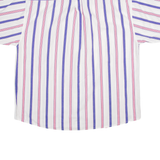 PUT IT ON Mens Shirt White 90s Striped L