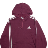 ADIDAS Womens Maroon Hoodie S