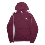 ADIDAS Womens Maroon Hoodie S