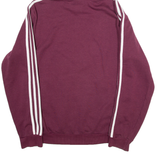 ADIDAS Womens Maroon Hoodie S