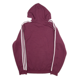 ADIDAS Womens Maroon Hoodie S