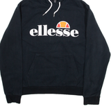ELLESSE Womens Black Hoodie UK 12