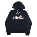 ELLESSE Womens Black Hoodie UK 12