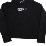 DKNY Womens Black Hoodie S