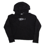 DKNY Womens Black Hoodie S