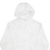 NIKE Womens White Hoodie S