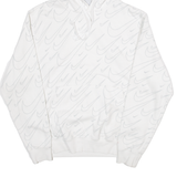 NIKE Womens White Hoodie S