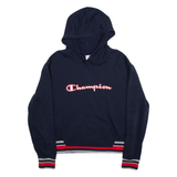 CHAMPION Womens Blue Hoodie XL
