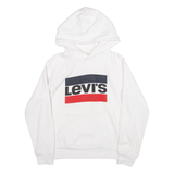 LEVI'S Womens White Hoodie XS