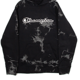 CHAMPION Womens Black Hoodie M