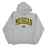 J.AMERICA Michigan Womens Grey Hoodie L