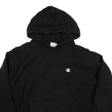 CHAMPION REVERSE WEAVE Womens Black Hoodie L