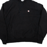 CHAMPION REVERSE WEAVE Womens Black Hoodie L