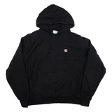 CHAMPION REVERSE WEAVE Womens Black Hoodie L