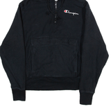 CHAMPION REVERSE WEAVE Womens Black Hoodie M