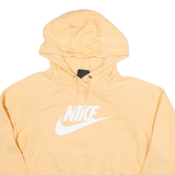 NIKE Womens Orange Hoodie L
