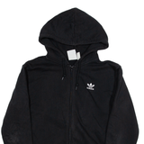 ADIDAS Womens Black Hoodie Full Zip S