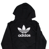 ADIDAS Womens Black Hoodie Full Zip S