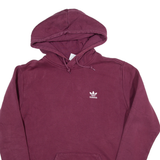 ADIDAS Womens Maroon Hoodie M