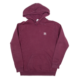 ADIDAS Womens Maroon Hoodie M