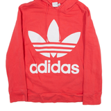ADIDAS Womens Pink Hoodie UK 10