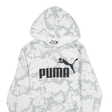 PUMA Womens White Hoodie S