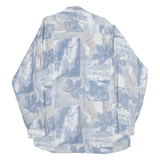 KAUF Michael Kauf Lime Mens Shirt Blue Long Sleeve L