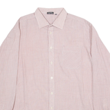 SPORTHEMD Mens Shirt Red Check Long Sleeve XL