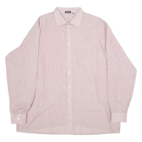 SPORTHEMD Mens Shirt Red Check Long Sleeve XL