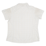 COLUMBIA Omni Shade Sun Protection Mens Shirt Beige Check XL