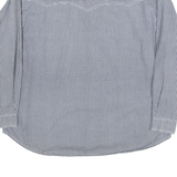 RUCKY THE MEGA BRAND Mens Shirt Black Check Long Sleeve L