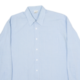Mens Shirt Blue Long Sleeve XL
