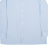 Mens Shirt Blue Long Sleeve XL