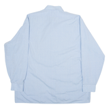 Mens Shirt Blue Long Sleeve XL