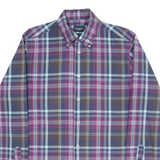 MCGREGOR New York 1921 Mens Shirt Purple 90s Check Long Sleeve M