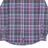 MCGREGOR New York 1921 Mens Shirt Purple 90s Check Long Sleeve M