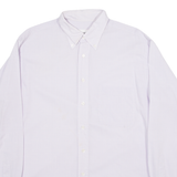 HUGO BOSS Mens Shirt Purple Long Sleeve L