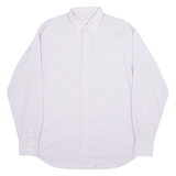 HUGO BOSS Mens Shirt Purple Long Sleeve L